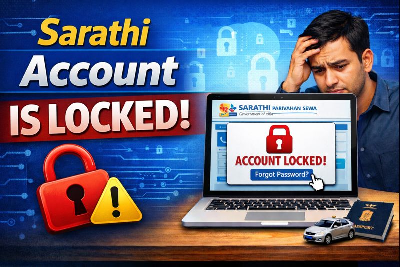 Sarathi Account Is Locked