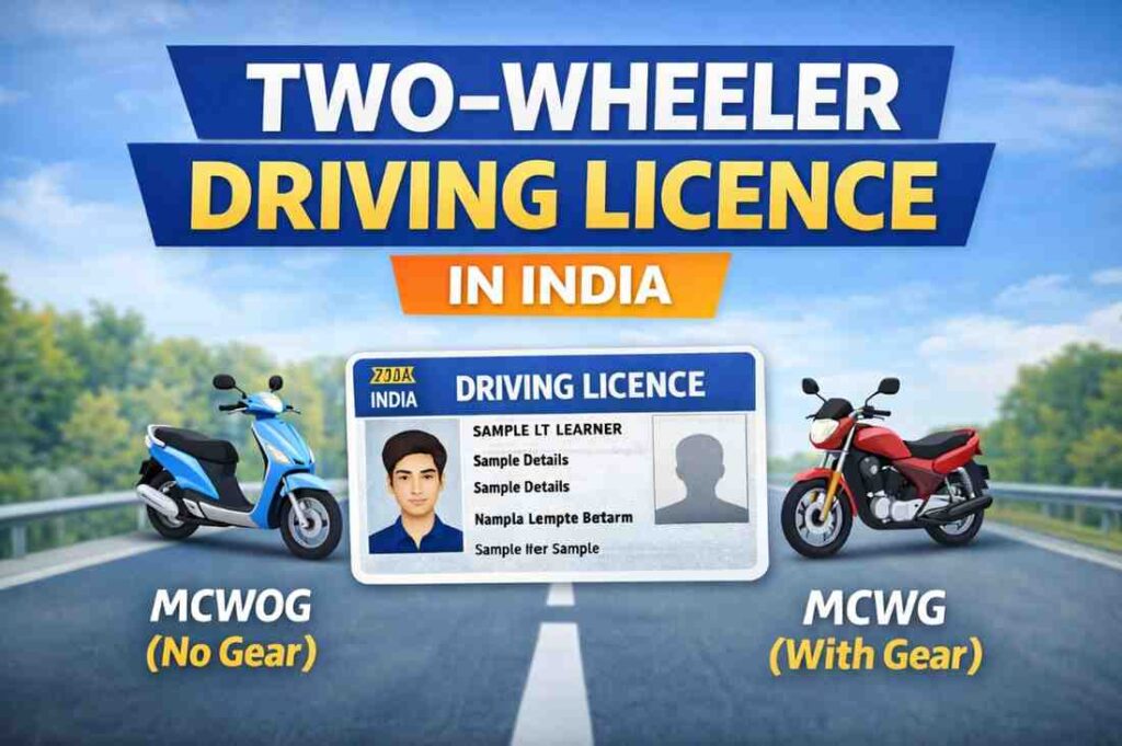 Two-Wheeler Driving Licence in India